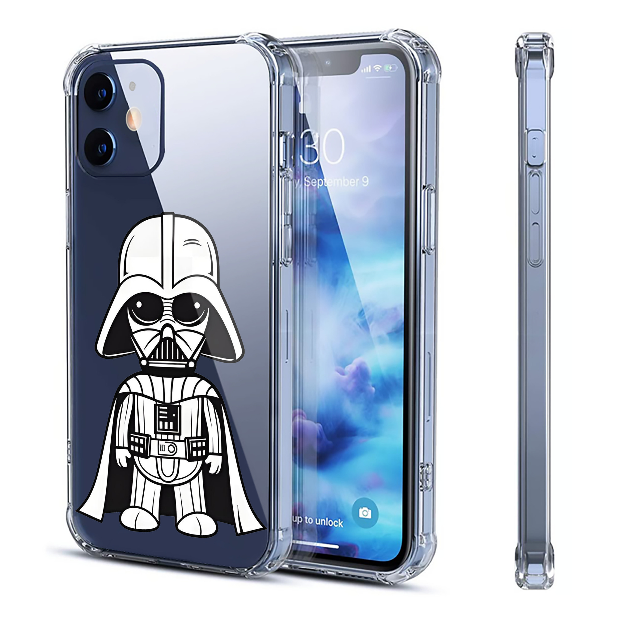 （画像用） スター・ウォーズ Star Wars 【iPhone 12シリーズ対応】透明スマホケース（クリアソフトケース）